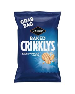 Jacob's Oven Baked Crinklys Salt & Vinegar 50g x 30