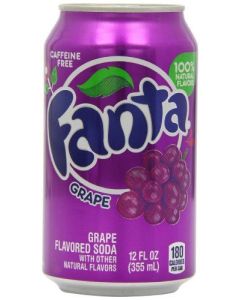 Fanta Grape Flavoured Soda 355ml (Pack of 12)