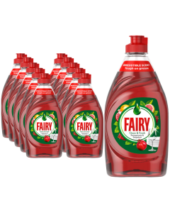 Fairy Pomegranate & Grapefruit Washing Up Liquid – Pack of 10 x 320ml - Clean & Fresh Scent - Tough on Grease, Gentle on Hands