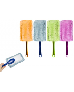 Microfibre Household Duster 1pc, (Random Colour: Pink, Blue, Orange, Green)