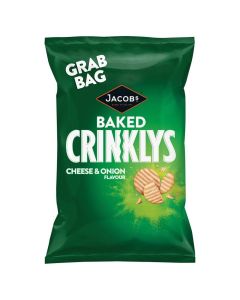 Jacob's Oven Baked Mini Cheddar Crinklys Cheese & Onion 50g x 30