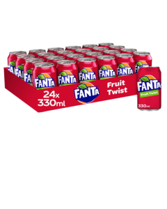 Wholesale Supplier Fanta Fruit Twist 330ml x24