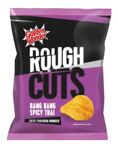 Golden Wonders Bang Bang Spicy Thai Rough Cuts Crisps  47.5g x 36