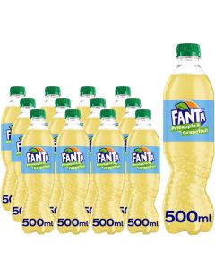 Fanta Pineapple & Grapefruit 500ml x 12 Best Before 30.04.2025