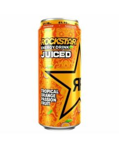Rockstar Juiced Tropical Orange Passion Fruit 500ml x 12 PM£1.19
