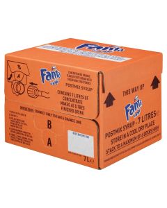 Fanta Orange Bag in Box Postmix Syrup 7L