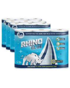Rhino Blue Kitchen Towel 3-Ply 3 Rolls x 4 Pack (12 Rolls)