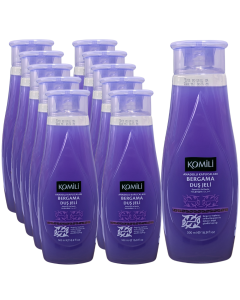 KOMILI BERGAMA Shower Gel Anatolian Thermal Springs - Pack of 10 x 500ml -  Body Wash