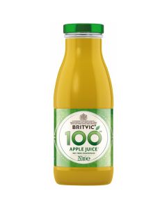 Britvic 100 Apple Juice 24 x 250ml Glass