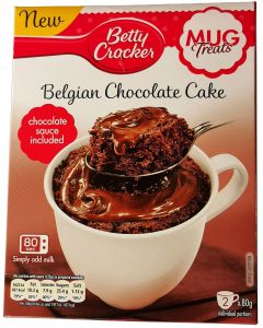 Betty Crocker Belgian Chocolate Mug cake 6 x (2x80g)