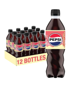 Pepsi Zero Sugar Strawberries 'N' Cream Flavour 500ml x 12