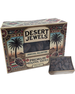 Premium Medjool Dates Palestinian Product Desert Jewels 908g - Best Before: 29/10/2025