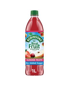 Robinsons Summer Fruits Squash No Added Sugar 12 x 1L