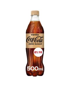 Coca-Cola Zero Sugar Vanilla 12 x 500ml PM£1.10