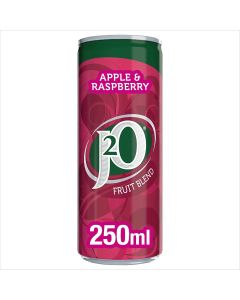 J2O Apple & Raspberry 250ml x 24 (4 x 6pk)