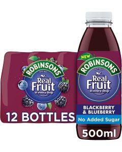 Wholesale Supplier Robinsons Blackberry & Blueberry Juice 500ml x 12