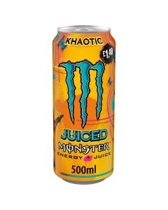 Monster Energy Khaotic PMP Can 500ml (Pack of 12)