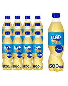 Fanta Pineapple and Grapefruit PMP 500ml x 12 Best Before 31/03/2025