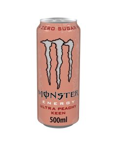 Monster Ultra Peachy Keen Zero Sugar ( 6 x 4pk) 500ml x 24