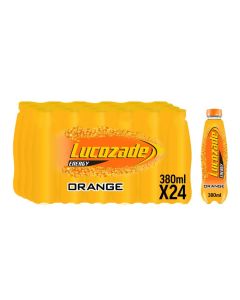 Lucozade Orange 380ml x 24 BBE May 2023