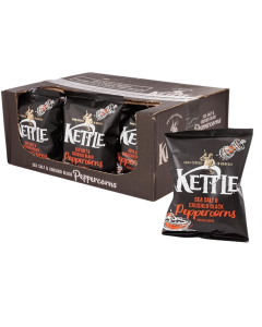 Kettle Sea Salt and Crushed Peppercorns Potato Chips 40g x 18 