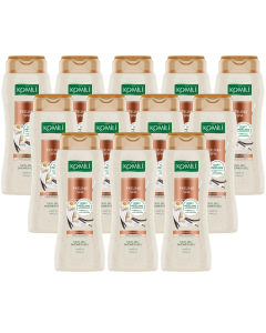KOMILI Feeling Spa Soft Peeling Vanilla Shower Gel 500ml x 12 Pentavitin intense hydration, Gently removes dead skin cells without scratching the skin