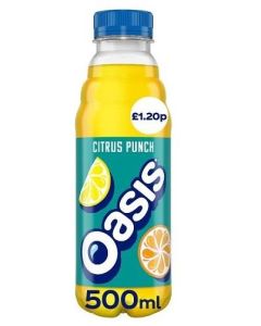 Oasis Citrus Punch 500ml x 12 PM1.20 BBE Dec 23
