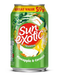 Sun Exotic Pineapple & Coconut 330ml x24 PM59p