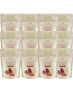 Elit White Chocolate Covered Strawberry Freeze Dried 80g x 12