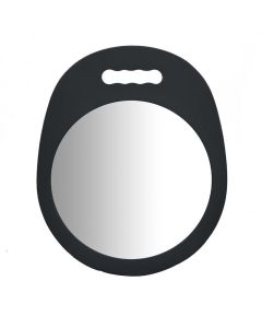Wholesale Supplier VAIN Round Foam Barber Mirror, Lightweight Double Handle Salon Mirror