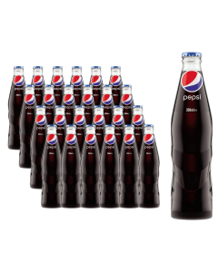 Pepsi Glass Bottle 24 x 330ml Best Before Aug-2025