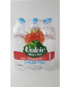 Volvic TOF Strawberry Sugar Free 1.5L x 6