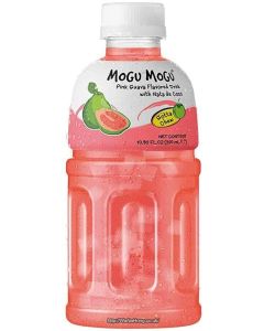 Mogu Mogu Pink Guava Flavoured Drink with Nata de Coco 320ml x 24