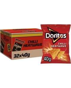 Doritos Chilli Heatwave Tortilla Chips 40g x 32