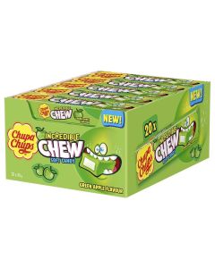 Chupa Chups Apple Incredible Chew Soft Candy 45g x 20