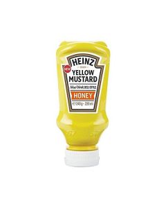 Heinz Yellow Mustard Honey 240gr x 10 BBE Mar 2023