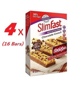 SlimFast Chocolate Crunch Meal Replacement Bars 56g x16