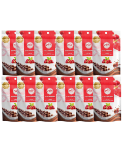 Elit Milk Chocolate Covered Strawberry Draje 125g x 12