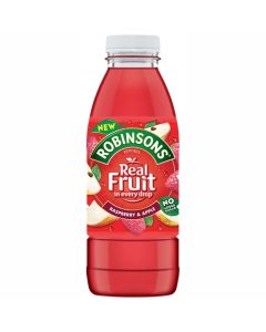Wholesale Supplier Robinsons Real Fruit Raspberry & Apple 500ml x 12