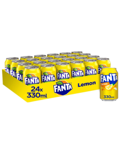 Wholesale Supplier Fanta Lemon Multipack Cans 330ml x 24
