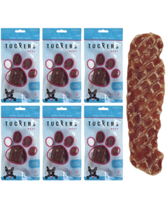 TUCKERS MEAT Duck Fillets Dog Treats – Pack of 6 x 60g – Rawhide Free, High Protein – Suitable for All Dog Sizes – Best Before 31/08/2025