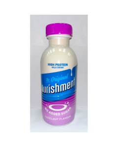 Nurishment Hazelnut Bottle No Added Sugar 330ml x 6 BBE Jan/24
