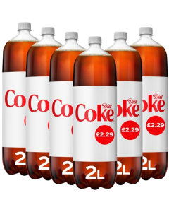 Wholesale Supplier Diet Coke Bottle PMP 2L x 6 Best Before 30.04.2025