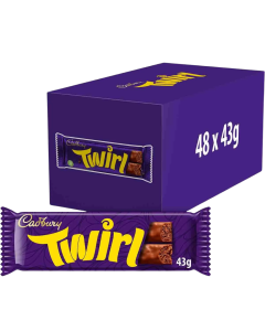 Cadbury Twirl Standard Bars 43g x 48