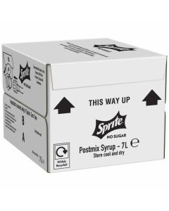 Sprite No Sugar Bag in Box Postmix BIB 7L Best Before 29/12/2022