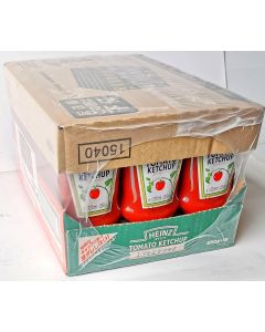 Heinz Tomato Ketchup 18 x 250g Best Before Jul 21