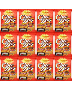 Sunshine Chee Zees Original Snacks - Pack of 12 x 45g - Crunchy Cheese Flavoured Snack