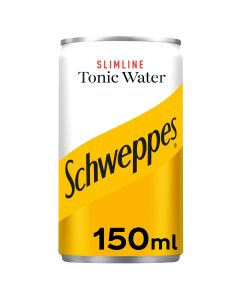Schweppes Slimline Tonic Water BBE 31/05/2023 150ml x 24