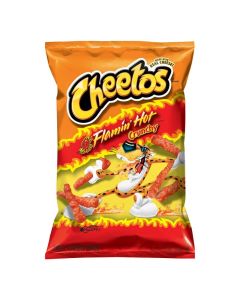Cheetos Flamin' Hot Crunchy Cheese Flavoured Snack 226.8g
