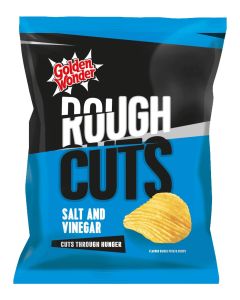 Golden Wonders Salt & Vinegar Rough Cuts Crisps  47.5g x 36
